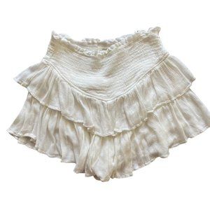 White Ruffle Skirt